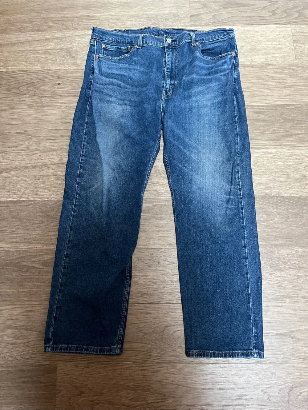 505 Levi's Men's Relaxed Straight Blue Jeans Size 40/30